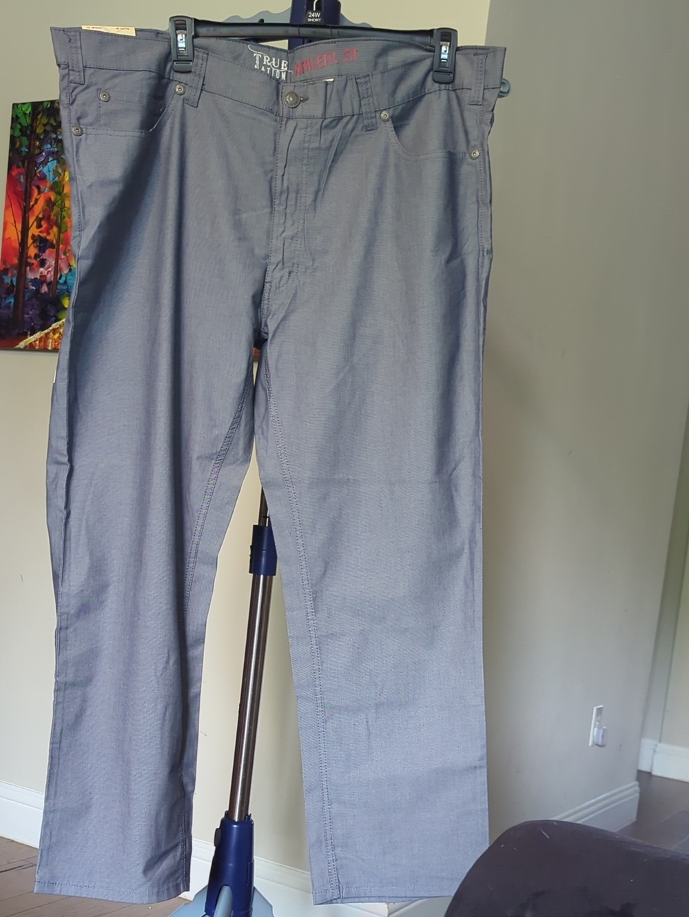 True Religion Men's Slate Blue Chino Pants